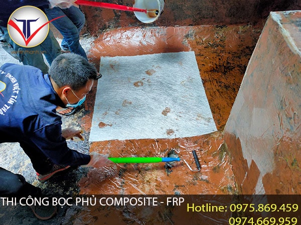 thi công bọc phủ composite-frp